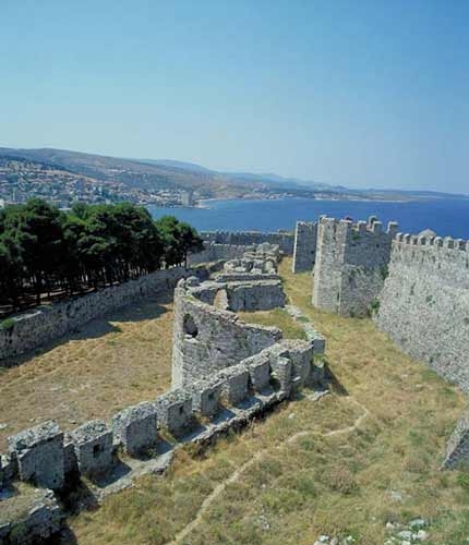 lesvos island - mytilene castle